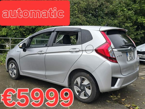 Honda Fit Hatchback, Petrol Hybrid, 2015, Silver