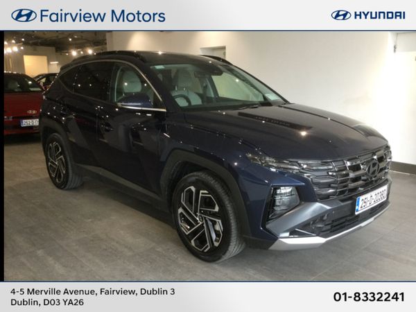 Hyundai Tucson SUV, Petrol Plug-in Hybrid, 2025, Blue