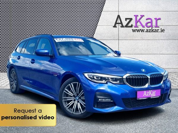 BMW 3-Series Estate, Petrol Plug-in Hybrid, 2021, Blue