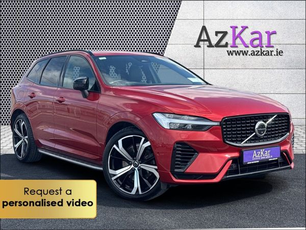 Volvo XC60 SUV, Petrol Plug-in Hybrid, 2022, Red