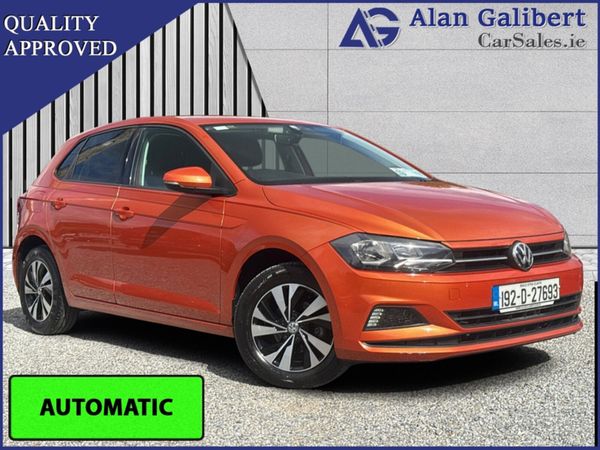 Volkswagen Polo Hatchback, Petrol, 2019, Orange