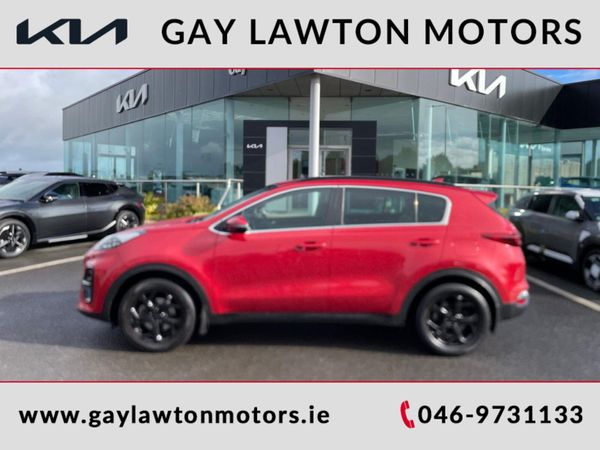 Kia Sportage MPV, Diesel Hybrid, 2021, Red