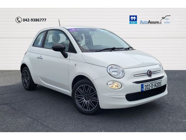 Fiat 500 Hatchback, Petrol, 2020, White