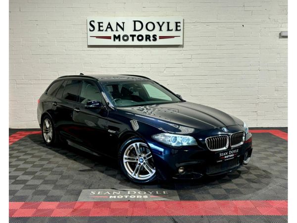 BMW 5-Series Estate, Petrol, 2015, Blue