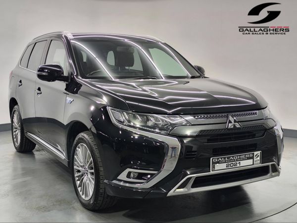 Mitsubishi Outlander SUV, Petrol Plug-in Hybrid, 2021, Black