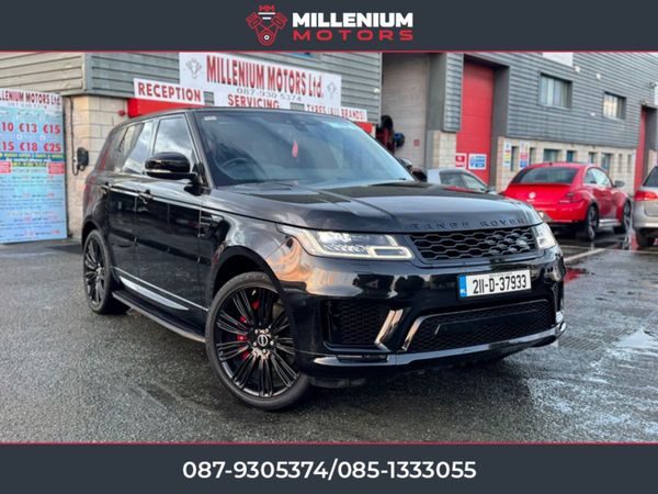 Land Rover Range Rover Sport Estate, Hybrid, 2021, Black