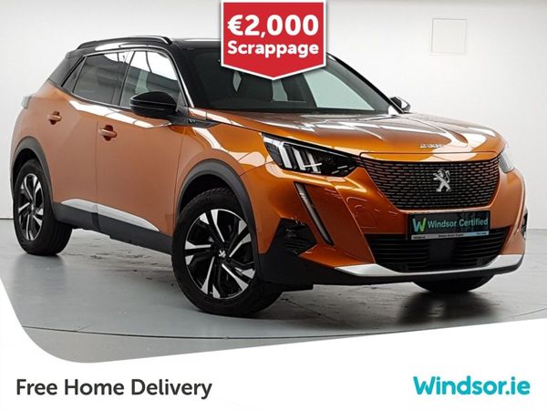 Peugeot 2008 MPV, Electric, 2021, Orange