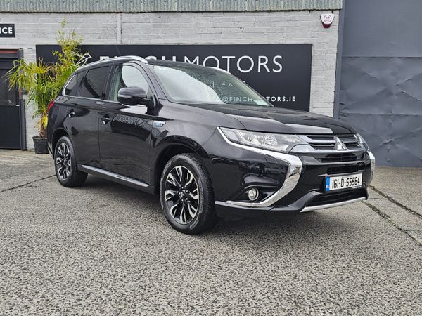 Mitsubishi Outlander SUV, Petrol Plug-in Hybrid, 2016, Black