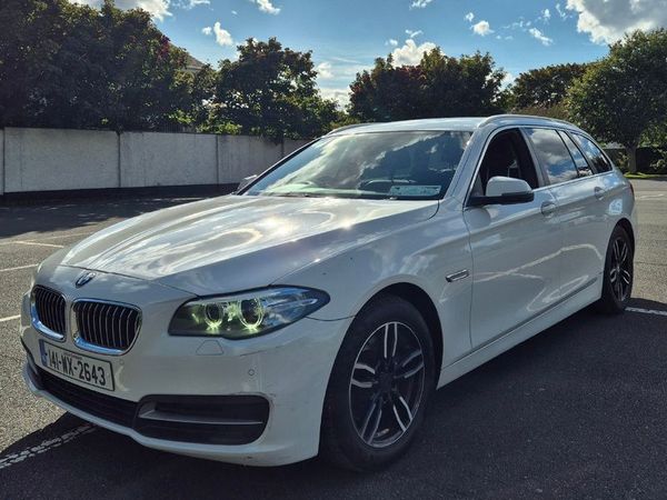 BMW 5-Series Estate, Diesel, 2014, White