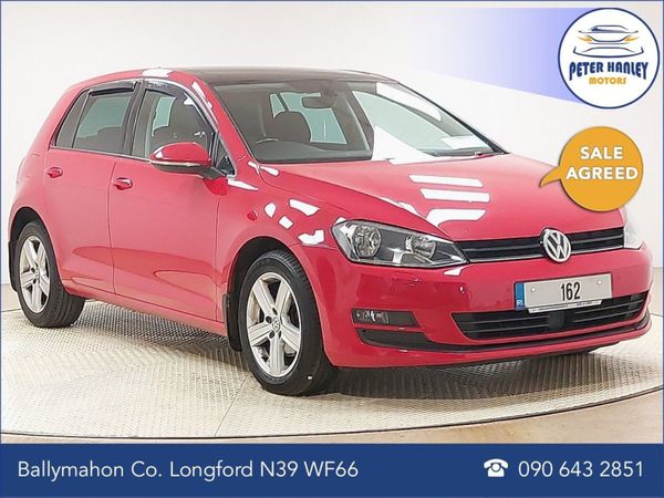 Volkswagen Golf Hatchback, Diesel, 2016, Red