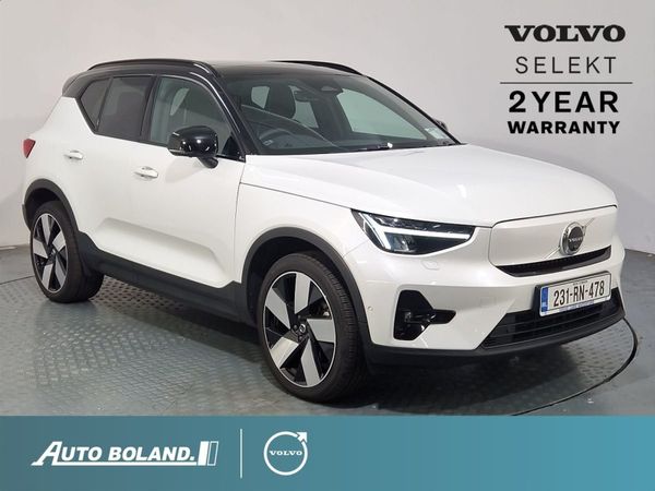 Volvo XC40 Estate, Electric, 2023, White
