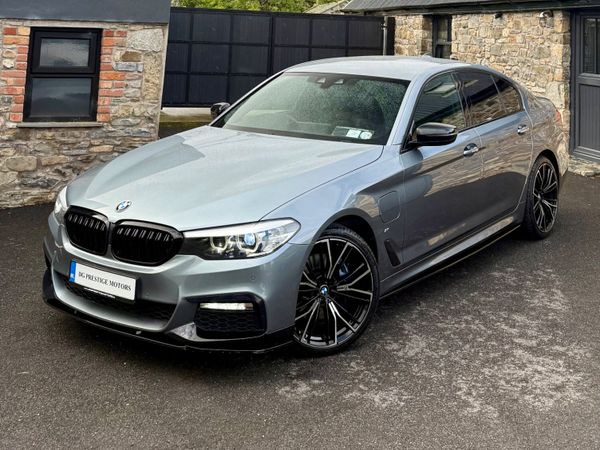 BMW 5-Series Saloon, Petrol Plug-in Hybrid, 2017, Blue