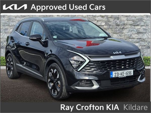 Kia Sportage SUV, Petrol Plug-in Hybrid, 2023, Black