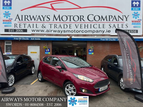 Ford Fiesta Hatchback, Petrol, 2014, Red