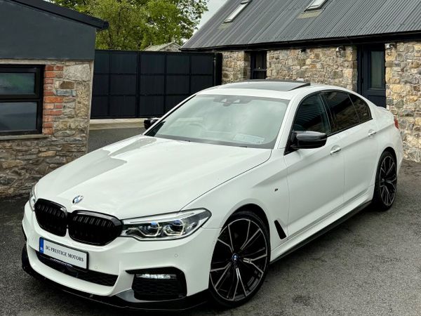 BMW 5-Series Saloon, Diesel, 2017, White