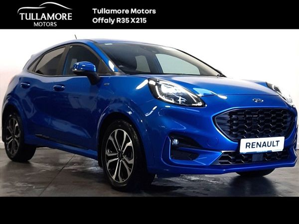 Ford Puma MPV, Petrol Hybrid, 2021, Blue