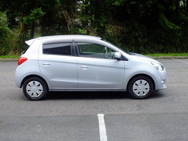 Mitsubishi Mirage Hatchback, Petrol, 2013, Silver