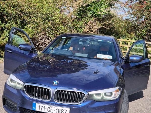 BMW 5-Series Saloon, Diesel, 2017, Blue