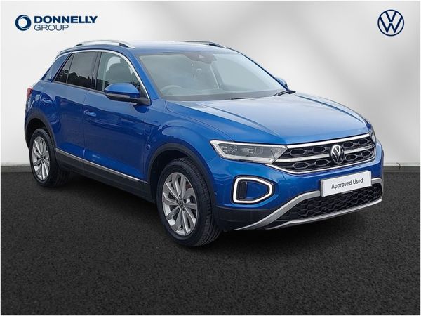 Volkswagen T-Roc Hatchback, Petrol, 2022, Blue