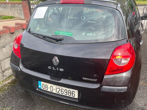 Renault Clio Hatchback, Petrol, 2008, Black