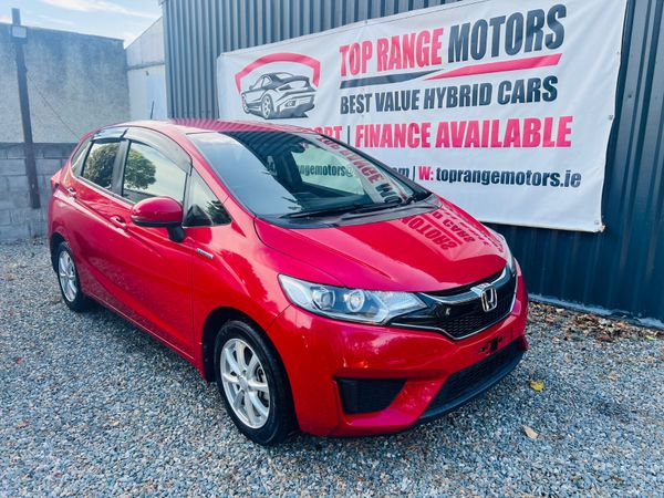 Honda Fit Hatchback, Petrol Hybrid, 2015, Red