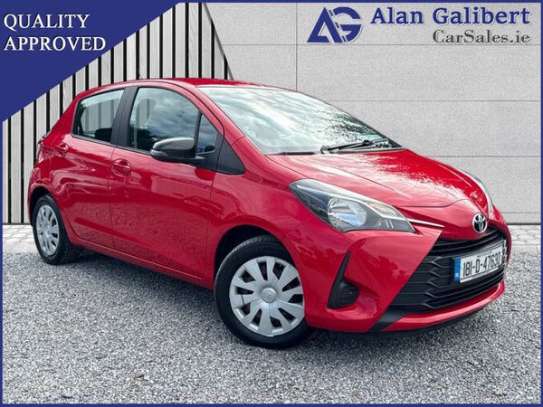 Toyota Yaris Hatchback, Petrol, 2018, Red