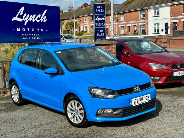 Volkswagen Polo Hatchback, Petrol, 2017, Blue