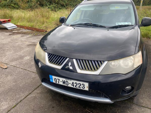Mitsubishi Outlander SUV, Diesel, 2007, Black