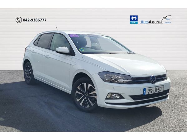 Volkswagen Polo Hatchback, Petrol, 2021, White