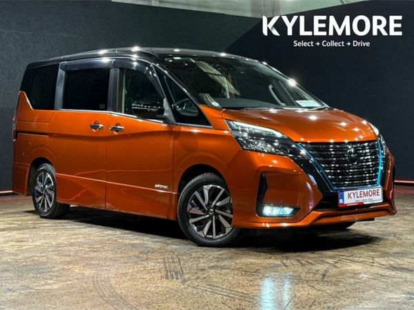Nissan Serena MPV, Petrol Hybrid, 2021, Orange