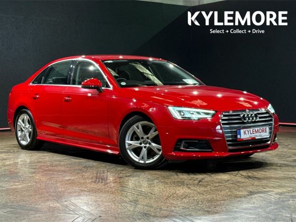 Audi A4 Saloon, Petrol, 2018, Red