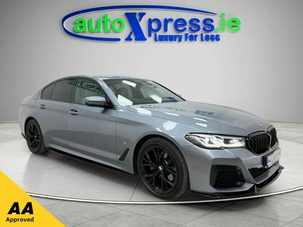 BMW 5-Series Saloon, Diesel, 2020, Blue