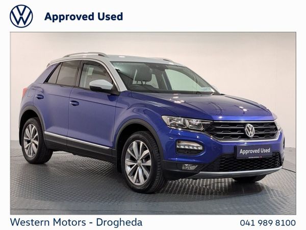 Volkswagen T-Roc SUV, Petrol, 2020, Blue