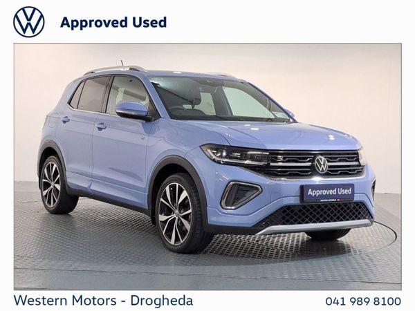 Volkswagen T-Cross Crossover, Petrol, 2024, Blue