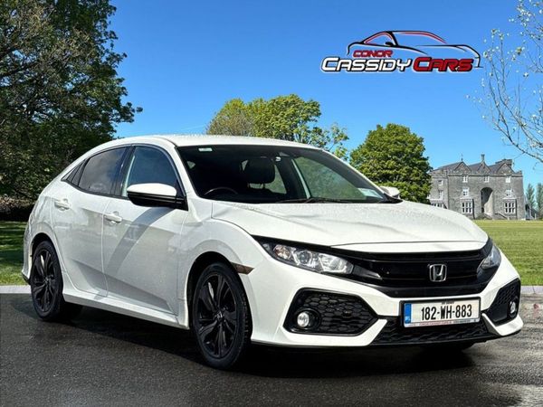 Honda Civic Hatchback, Petrol, 2018, White