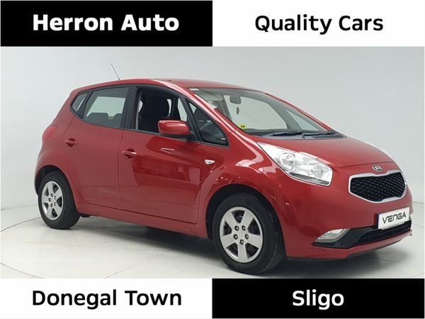 Kia Venga MPV, Petrol, 2018, Red