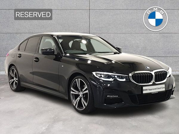 BMW 3-Series Saloon, Diesel Hybrid, 2021, Black