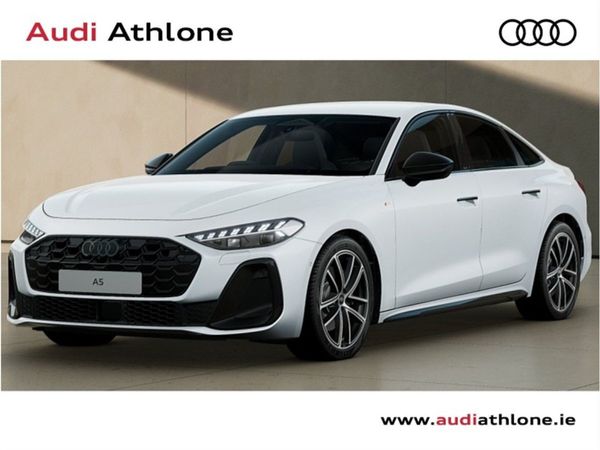 Audi A5 Saloon, Diesel Hybrid, 2025, White