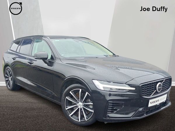 Volvo V60 Estate, Petrol Plug-in Hybrid, 2023, Black