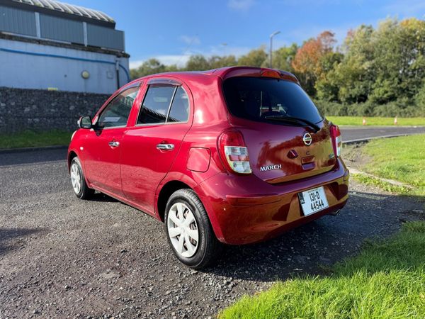 Nissan March Hatchback, Petrol, 2013, Red