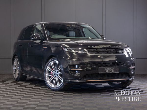 Land Rover Range Rover Sport SUV, Petrol Plug-in Hybrid, 2024, Black