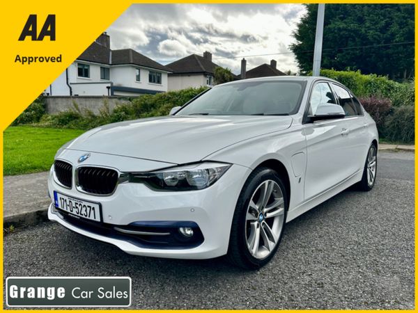 BMW 3-Series Saloon, Petrol Plug-in Hybrid, 2017, White