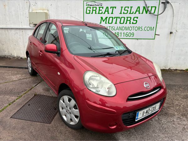 Nissan Micra Hatchback, Petrol, 2011, Red