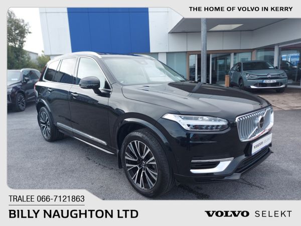 Volvo XC90 SUV, Petrol Plug-in Hybrid, 2024, Black