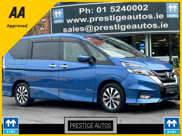 Nissan Serena MPV, Petrol Hybrid, 2016, Blue