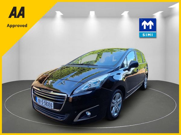 Peugeot 5008 MPV, Diesel, 2016, Black