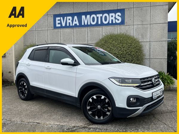 Volkswagen T-Cross SUV, Petrol, 2020, White