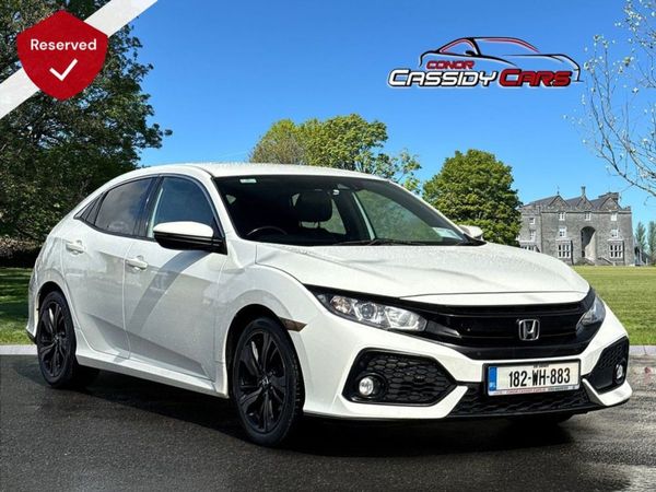 Honda Civic Hatchback, Petrol, 2018, White