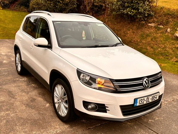 Volkswagen Tiguan SUV, Diesel, 2013, White