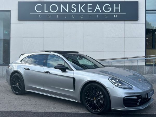 Porsche Panamera Estate, Petrol Plug-in Hybrid, 2020, Silver